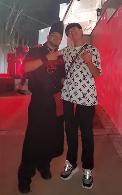 JustMaiko backyard flames